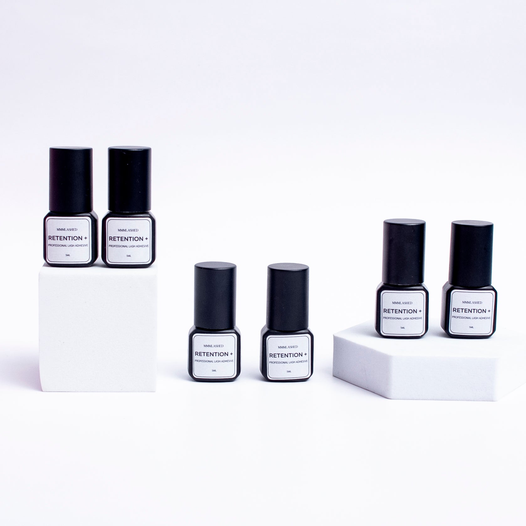 Retention+  lash adhesive| 0.5sec drying black lash glue